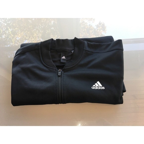 Adidas Men s Climawarm Black Front Zip Up Jacket Size 2XL - Picture 2 of 9